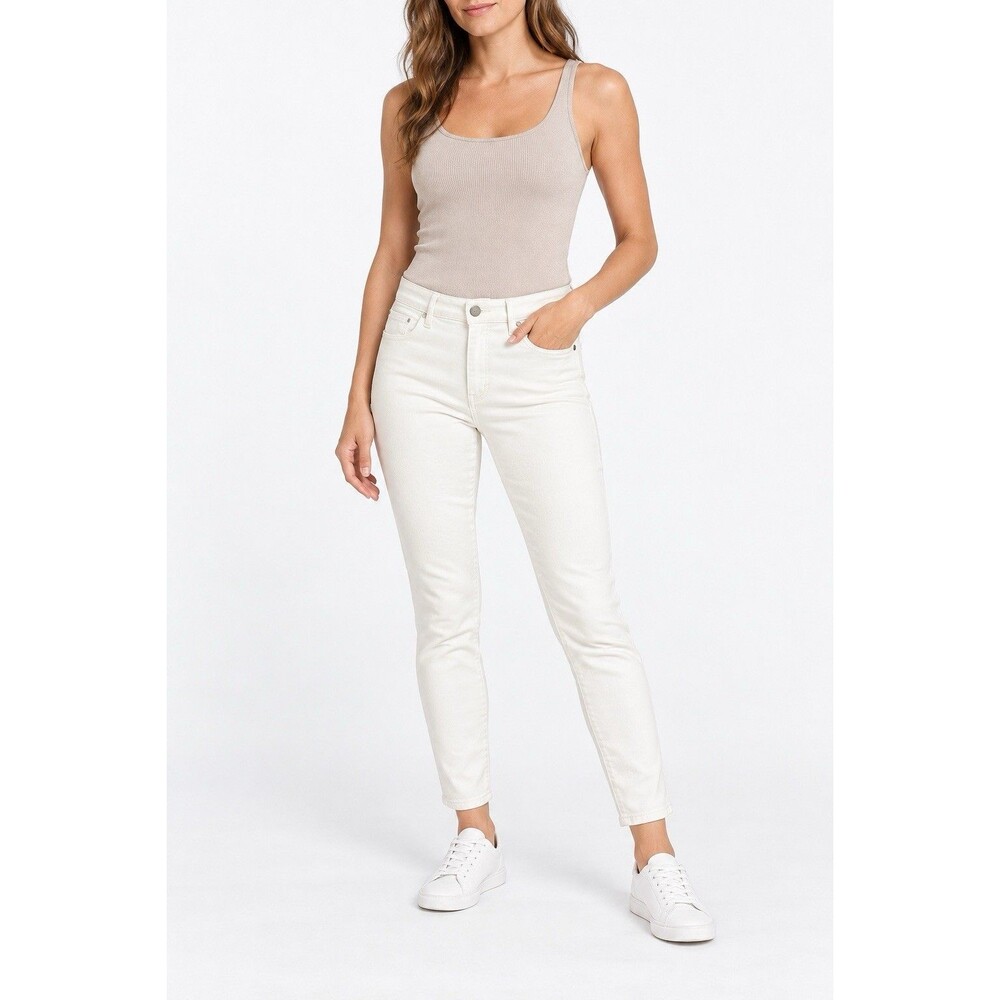 DL1961 Florence Instasculpt Skinny Jeans Women’s 31 Porcelain White Stretch